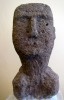 XIX siècle avant JC, une tête en pierre de lave de Méthana